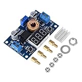 電圧レギュレータ 電圧モジュール 速度コントローラー DC-DC 5A 75W電圧電流調整可能 モータ速度制御 過熱保護 短絡保護機能 LEDディスプレイ付き コンバーター 高精度 高効率 コンパクト