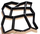 DIY ガーデニング セメント コンクリート 型枠 レンガ 成型 モールド プラスチック 金型 (タイプA・1枚)