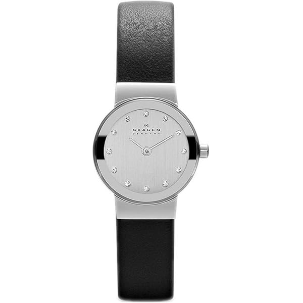 Olivia Burton Women's Embellished Watch - White Dial, Leather Strap, Stainless Steel, Quartz