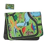 GREENADSCAPE 用プレイマット 恐竜のカーペット 少年敷物 恐竜の敷物 折りたたみ可能なベビープレイマット 用マット床プレイルーム フロア用プレイマット 幼児の男の子の敷物 ポリエステル