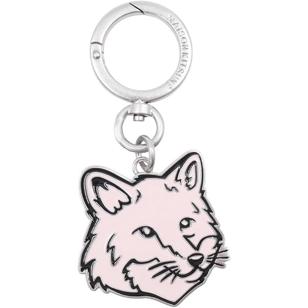Amazon.co.jp: Maison Kitsune メゾンキツネ Bold Fox Head Keyring