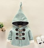 (プチプライム) Petit Prime ダッフルコート 男女兼用 秋冬 長袖 アウター ジャケット ブルー 80