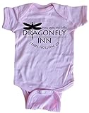BrainジュースTees Dragonfly Inn Gilmore Girls Baby One Piece カラー: ピンク