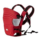 Dardara Soft Structure Breathable Baby Carrier (Red) by Dardara