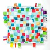 Bright Starts Little Taggies純正Taggies Squares Plushセキュリティ掛け布団毛布