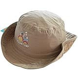 C-Princess子供用 バケットハット UVカット帽子 ベビー キッズ 男の子 女児 ボーイズ プリント キュート 紫外線 日焼け防止 春夏 (頭周り50cm)