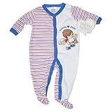 Precious Momentsベビー男の子ボディスーツ – Cutest Pals、Boy with Teddy Bear US サイズ: L カラー: ブルー