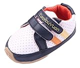 (ビグッド)Bigood 可愛い 子供靴 赤ちゃん ベビー靴 女の子 出産祝い スニーカールーム ベビーシューズ スポーツ ルームシューズ マジックテープ 12cm ネイビー