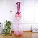 toymytoy 18日誕生日アルミ箔バルーン誕生日パーティーお祝いホーム装飾写真小道具(ピンク)