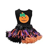 Liebeye スカート ハロウィーン 女の子の赤ちゃんのドレス　子供の服　ベストスカート　パーティー　フォト小道具ドレスアップ　2－7歳 90cm #1
