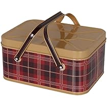DULTON ティンバスケット　マスタード＆レッド2個セット Amazon.co.jp: ダルトン(Dulton) ティン バスケット レッド 古き