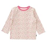 (チャックルベビー) chuckle BABY 白鳥 花柄 長袖Tシャツ 80cm 小花柄 P3466-80-11