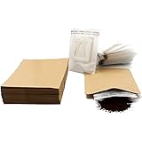 Amazon 50枚 ドリップバッグフィルター 使い捨て ドリップバッグ 空袋 コーヒーフィルター 不織布フィルター Diy 自作 クラフト紙包装 ギフト コーヒーフィルター オンライン通販