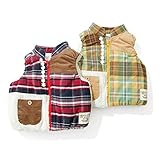 【アウトレット】Youpi! (ユッピー)ベスト (80～130cm) キムラタンの子供服 レッド 80 (19081x19381-153)