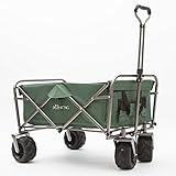 ショッピングカートガーデンカート運搬用カート折りたたみ式折りたたみ式持ち運び可能大型4色オプションピクニック、ショッピング、ガーデニングに適していますLarge (色 : D)