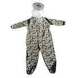 Homyl 全身　養蜂ジャケット　L/XL/XXL　ベール付き　プロ　ポリエステル製 - XXL
