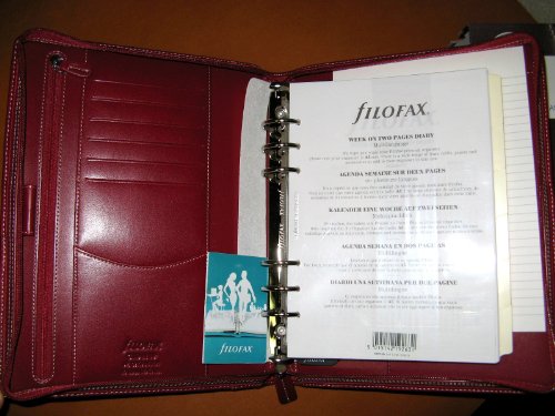 ファイロファックス 本革製 システム手帳 キューバン ジップ A5サイズ  