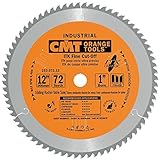 CMT 253.072.12 ITK Industrial Finish Sliding Compound Miter Saw Blade, 12-Inch x 72 Teeth 1FTG+2ATB 