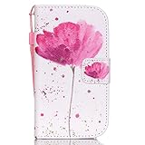 UNEXTATI Galaxy S3 Mini ケース 手帳型ケース カバー カード収納 スタンド機能 マグネット式 衝撃吸収 横開 防塵 高品質 Samsung Galaxy S3 Miniケース 