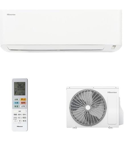Amazon | Hisense エアコン 6畳 HA-J22H-W | Hisense | エアコン本体 通販