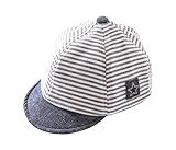 (よキーよ)Yokeeyo キッズ帽子 野球帽 キャップ 子供用 ベビーハット 赤ちゃん 男の子 女の子 ボーダー柄 お出かけ 紫外線 UVカット 日よけ止め 日焼け防止