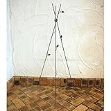 オベリスク：シンプルオベリスク(グレー)FM-120GL（高さ120cm） 3本セット ノーブランド品