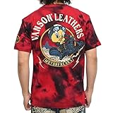 [バンソン] ルーニーテューンズ LTV-2505 半袖Ｔシャツ 天竺半袖TEE トゥイーティ トップス メンズ (JP, アルファベット, L, レッド)