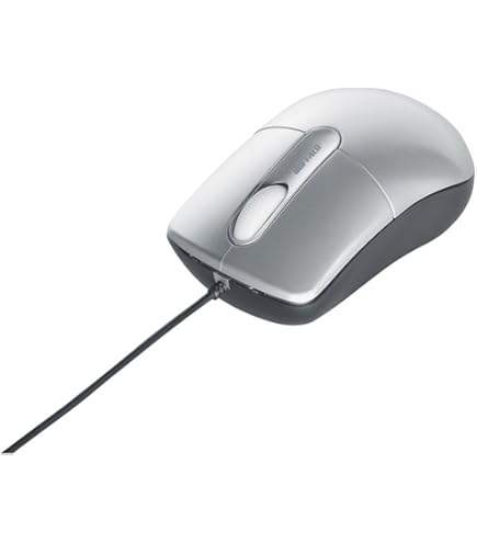 (未使用･未開封品)　バッファロー BSMBU100SV 有線 BlueLED 静音 マウス シルバー wyeba8q Amazon.co.jp: バッファロー BSMBU100SV 有線 BlueLED 静音