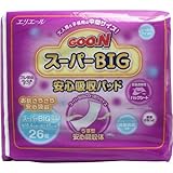 グーン（ＧＯＯＮ）　スーパーＢＩＧ　安心吸収パッド　２６枚入「5点セット」