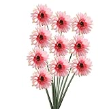 Zhhlinyuan 良質 Artificial Silk Daisy Simulation Flowers Wedding Party ホーム Decor 10 Pcs