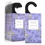 ROSE COTTAGE (ローズコテージ) Lサイズ 12個パック フレッシュリネン 吊り下げ式クローゼット消臭剤 芳香剤 長持ち 香り付きサシェ 家用においグッズ