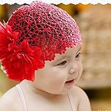 FEITONG ( TM )花幼児幼児ベビーガールズレースヘッドバンドヘアバンドハードウェアかぎ針編み帽子