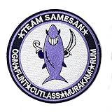 プラッツ ガールズ&パンツァー最終章 サメさんチーム 脱着式刺繍ワッペン