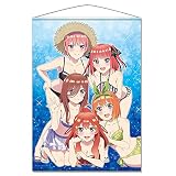 映画「五等分の花嫁」 B1タペストリーB［一花&二乃&三玖&四葉&五月 水着ver.］