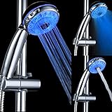 3色温度センサーコントロールLEDシャワーヘッド