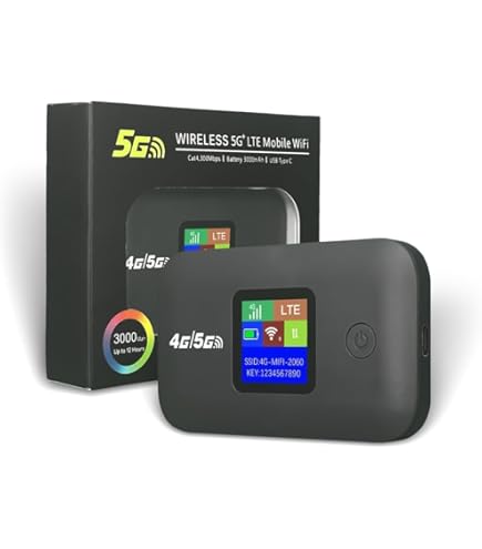 Amazon.co.jp: 4G LTE Mobile Hotspot Router 5G 4G WiFi, Portable