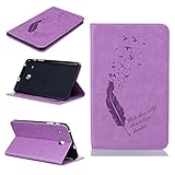 UNEXTATI Galaxy Tab E 8.0 Inch ケース 高品質 PUレザー 手帳型ケース 保護カバー カード収納 液晶保護 防塵 Samsung Galaxy Tab E 8.0 用 C
