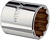 Stanley Proto J5224M 3/8-Inch Drive Socket, 24mm, 12 Point [並行輸入品]