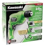 Kawasaki 841409 3/8-Inch Keyless 3.2-Amp VSR Drill [並行輸入品]