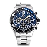 [オリエント時計] 腕時計 Mako マコ SOLAR ソーラーパワードクロノグラフ 300本限定 国内メーカー保証付 RN-TX0208L メンズ ブルーグラデーション