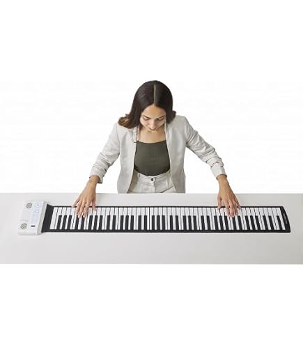 Amazon | ロールピアノ 88鍵盤 電子ピアノ ロールアップ式鍵盤ピアノ