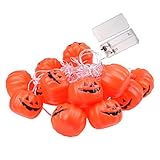 Bidason ハロウィン 電飾 パンプキン 電球　LED　ストリングライト　イルミネーション　パンプキンランタン 飾り物　パーティー　ハロウィン イルミネーションLED ライト 全長3.8M　LED