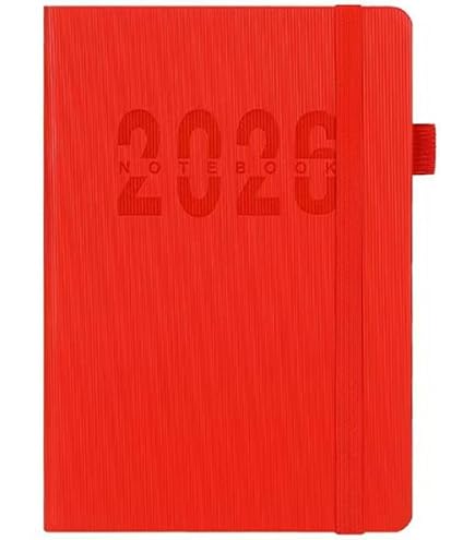 Amazon.co.jp: 手帳 2026 1月始まり2026年12月まで 1日1ページ A5