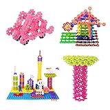 Andux Space ブロック 知育 玩具 カラフル 積み木 セット 子供 XHP-01