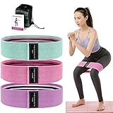 KATBUU 最新版エクササイズバンドトレーニングチューブ フィットネスチューブ お尻トレ 美尻トレ ヨガ男女兼用 収納袋付き 強度別3本セ