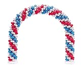 【風船：バルーン】クラスターバルーン：アーチキット（２メタリックシルバー/メタリックレッド/メタリックブルー計70個）