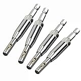 4ピース/セットセルフセンタリングヒンジハードウェアのドリルビットセット5/64 7/64 9/64 11/64 hssウッドツールホールソー高品質