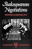 Cover of Shakespeares Negotiations