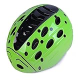 クールスタイル超軽量 高剛性 自転車用 サイクリング ヘルメット 子ども 用 キッズ 幼児 自転車サイクリングヘルメット 調整可能 (グリーン)