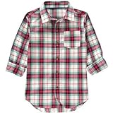 クレイジーエイト Crazy 8/ プラッドシャツ アイボリー トップス長袖シャツ XL【並行輸入】